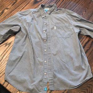 Columbia LS Button Down Size L